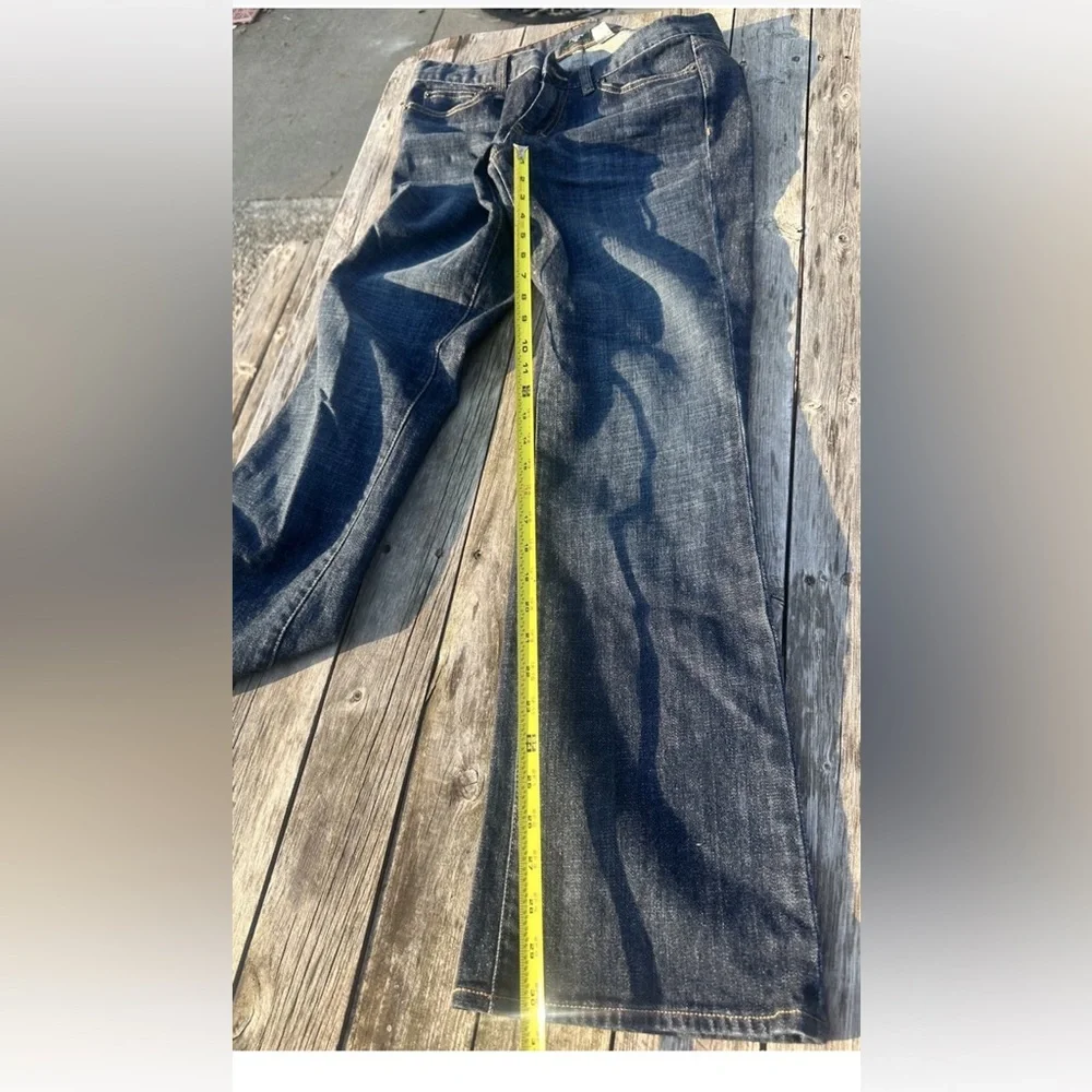 J. Crew Bootcut Jean Dark Indigo High-Rise Stretch Size 30R